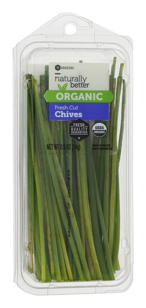 Order Se Grocers · Organic Fresh Cut Chives (1 ct) food online from Winn-Dixie store, Zachary on bringmethat.com
