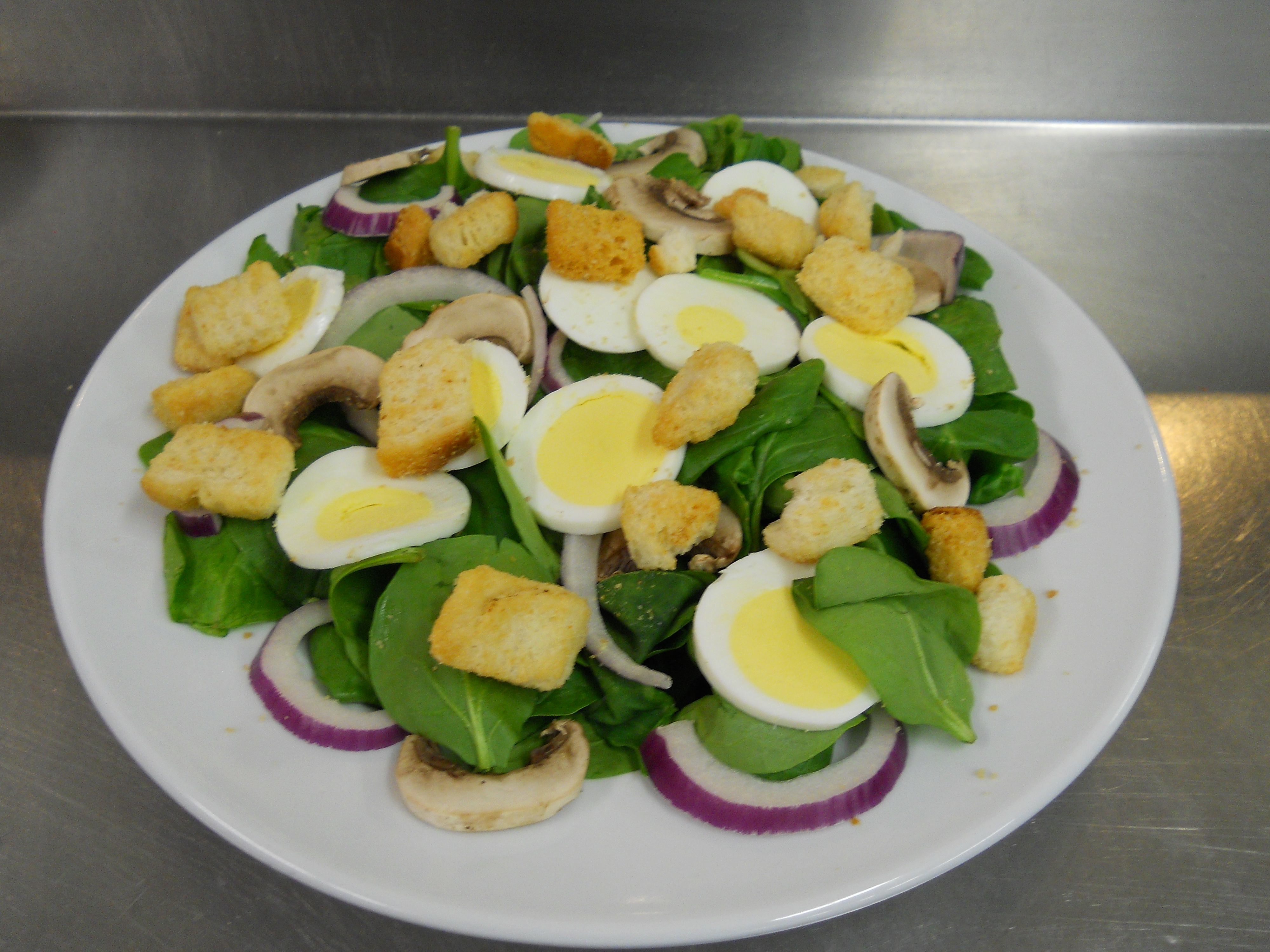 Order Fresh Spinach Salad food online from Aurelio'S Pizza store, Chicago on bringmethat.com