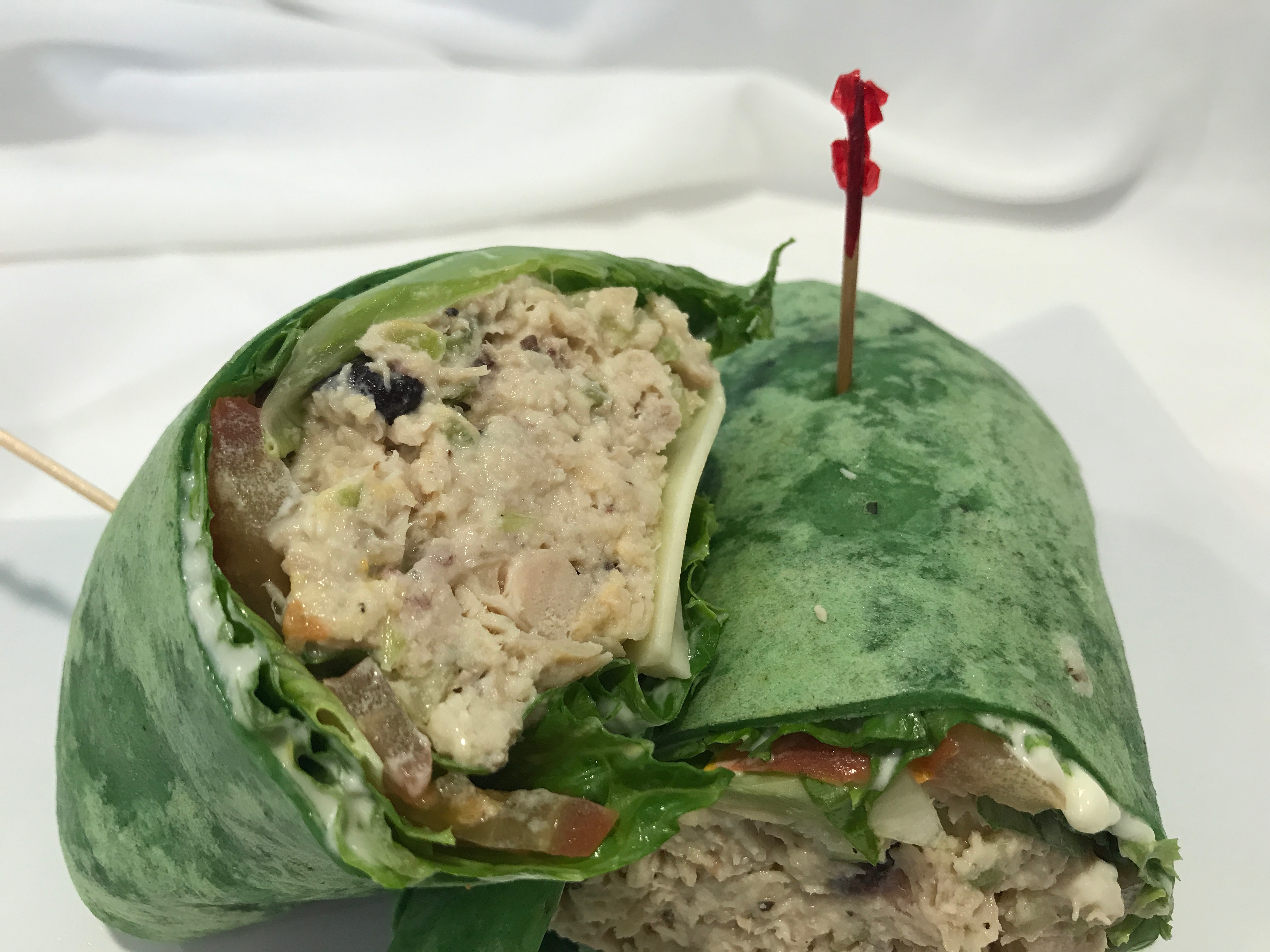 Order Chicken Salad Wrap food online from Why Cook? store, Alameda on bringmethat.com