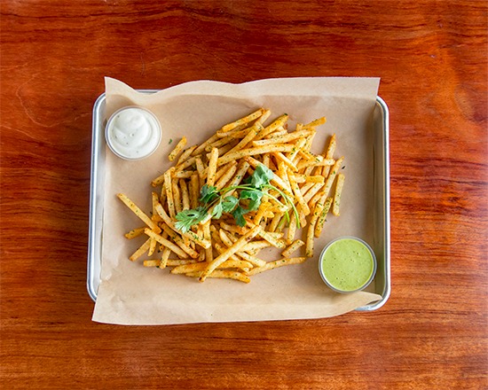 Order Cajun Garlic Fries food online from Nguyen's Kitchen store, South Gate on bringmethat.com