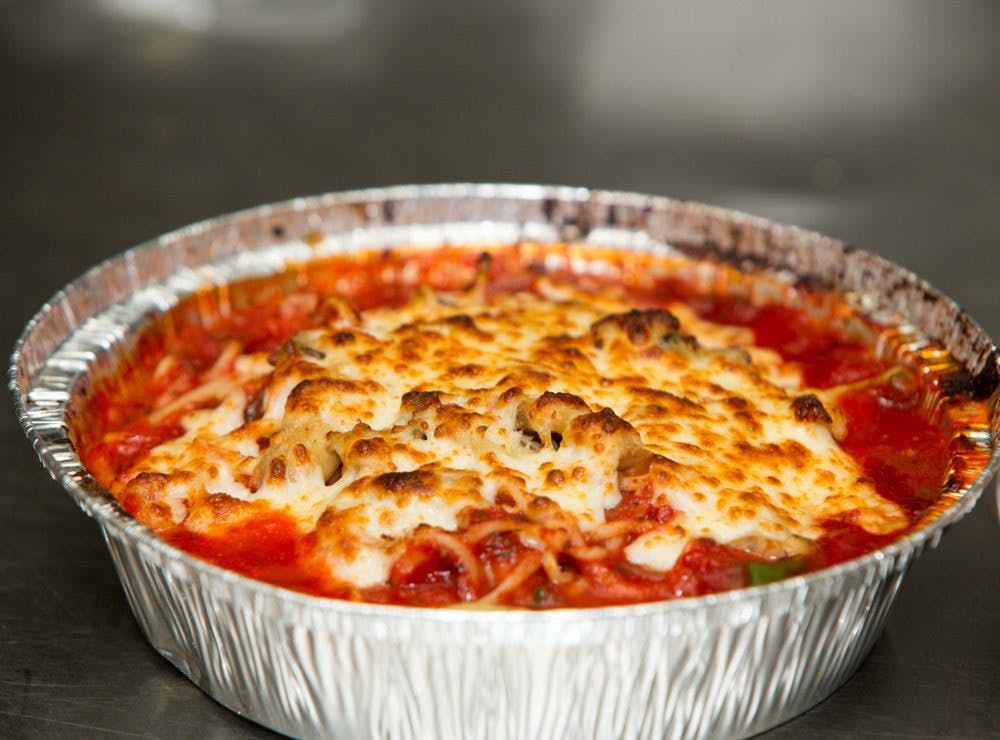 Order Lasagna with Meat Sauce - Pasta food online from Milanos Pizza store, Seven Points on bringmethat.com