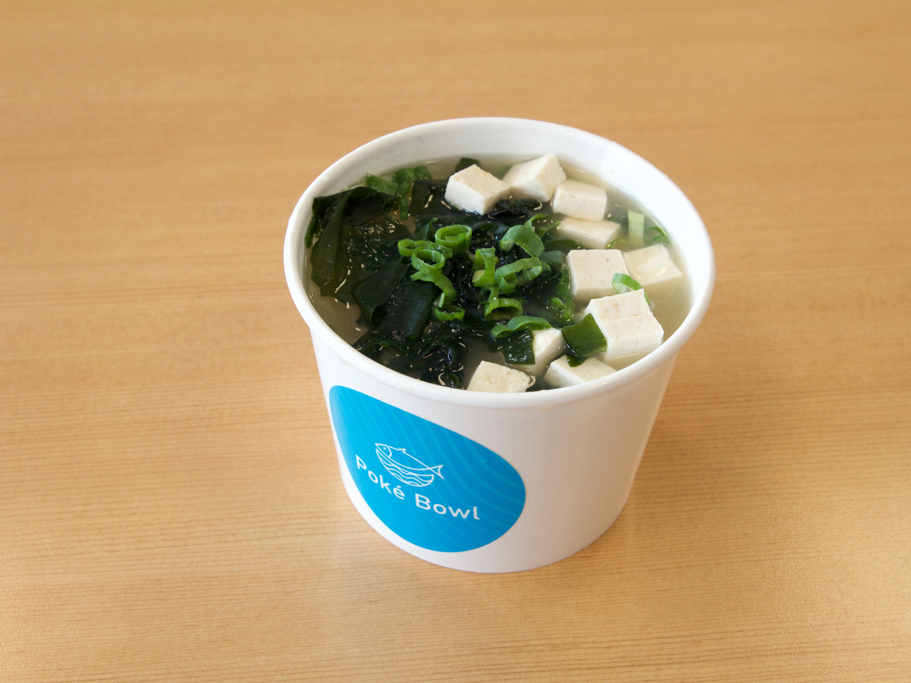 Order Hot Miso Soup food online from Poke Bowl store, Modesto on bringmethat.com