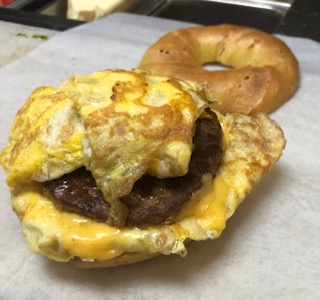 Order 1 Egg on a Bagel food online from Bread brothers bagel cafe store, Brooklyn on bringmethat.com