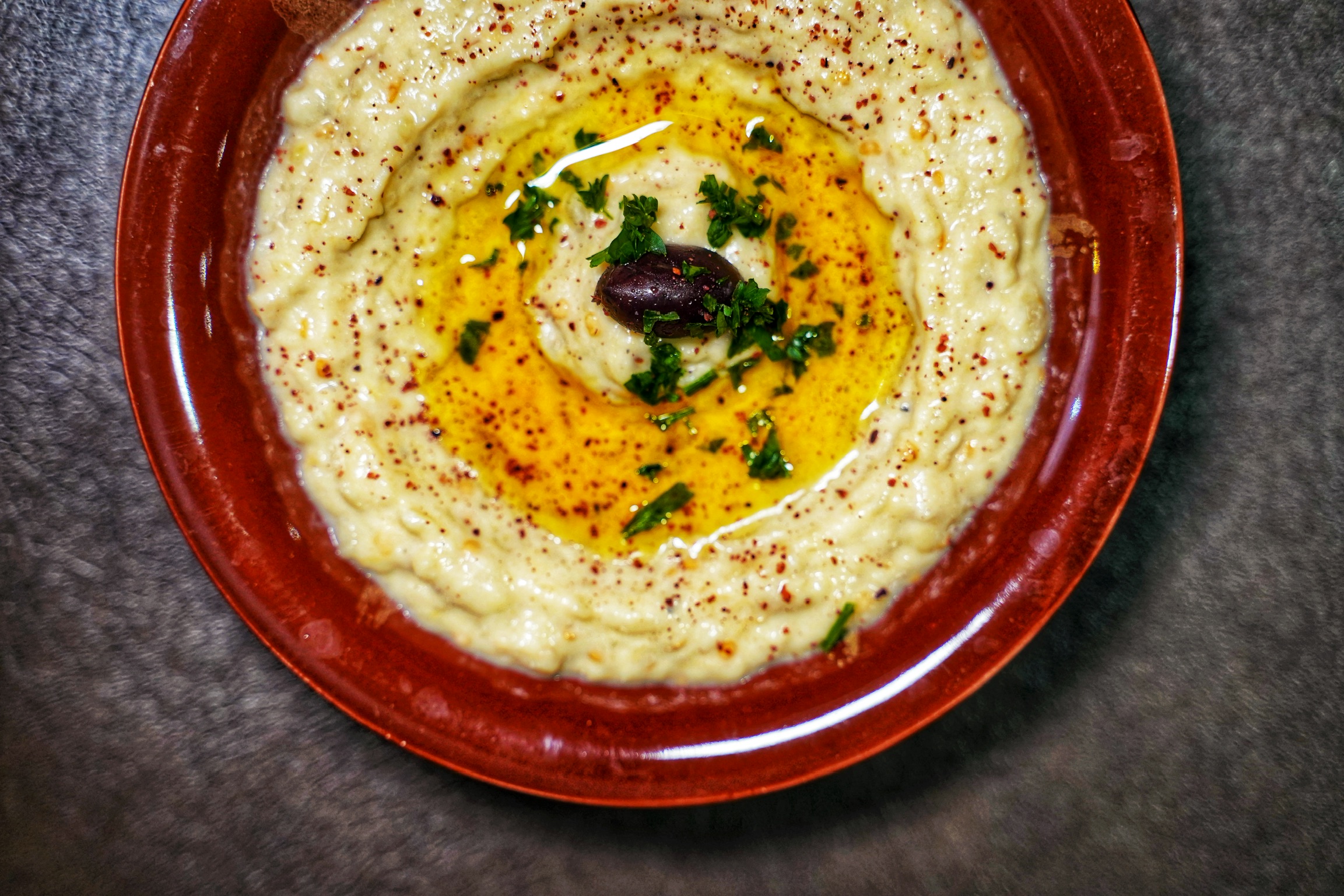 Order Baba Ghanoush food online from Antika Cafe And Grill store, Houston on bringmethat.com