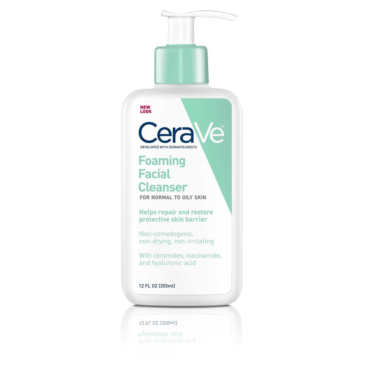 Order Cera Ve Foaming Facial Cleanser, Normal to Oily Skin - 12 fl oz food online from Rite Aid store, MILLER PLACE on bringmethat.com