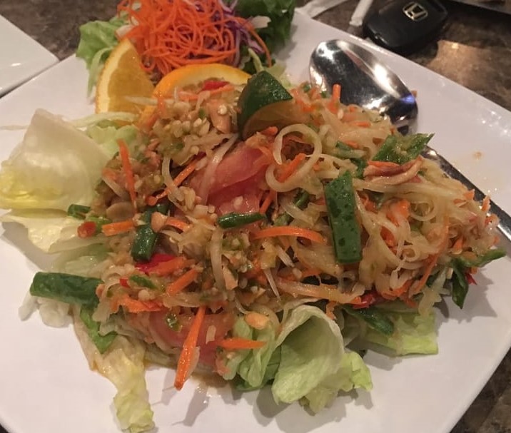Order S1. Papaya Salad food online from Mr. Thai Bistro store, Gilbert on bringmethat.com
