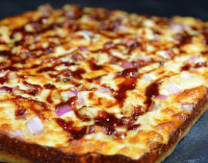 Order BBQ Chicken Pizza food online from Boss. Pizza + Wings store, Buena Park on bringmethat.com