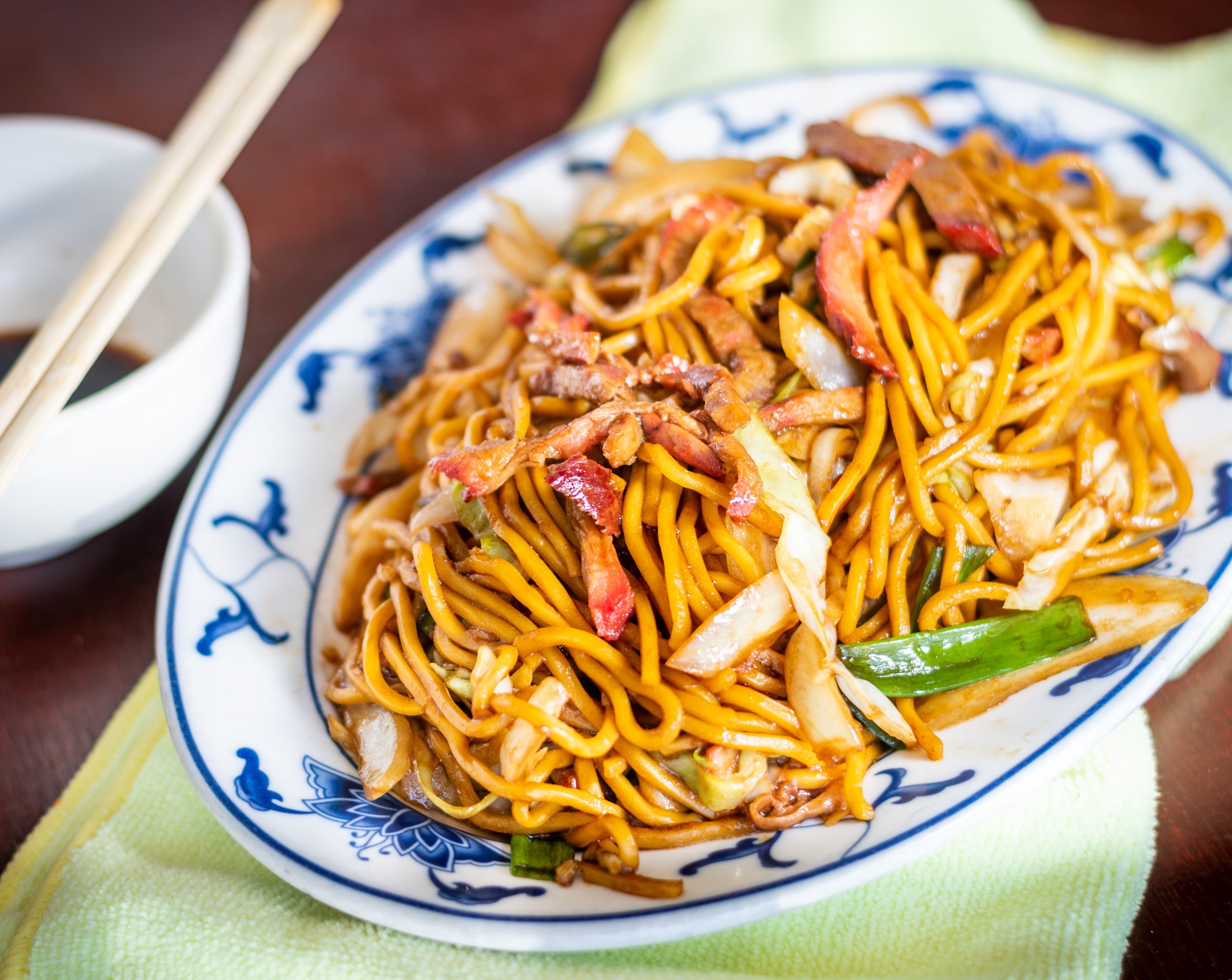 Order BBQ Pork Chow Mein food online from China West Express store, Tustin on bringmethat.com