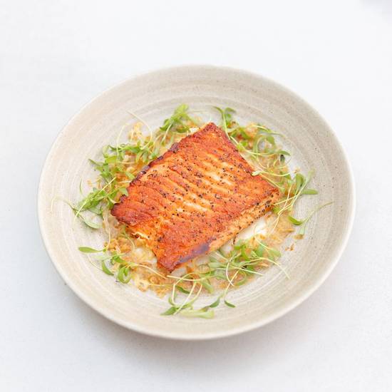 Order Seared Pacific King Salmon food online from Blue Ribbon Sushi store, Pacific Palisades on bringmethat.com