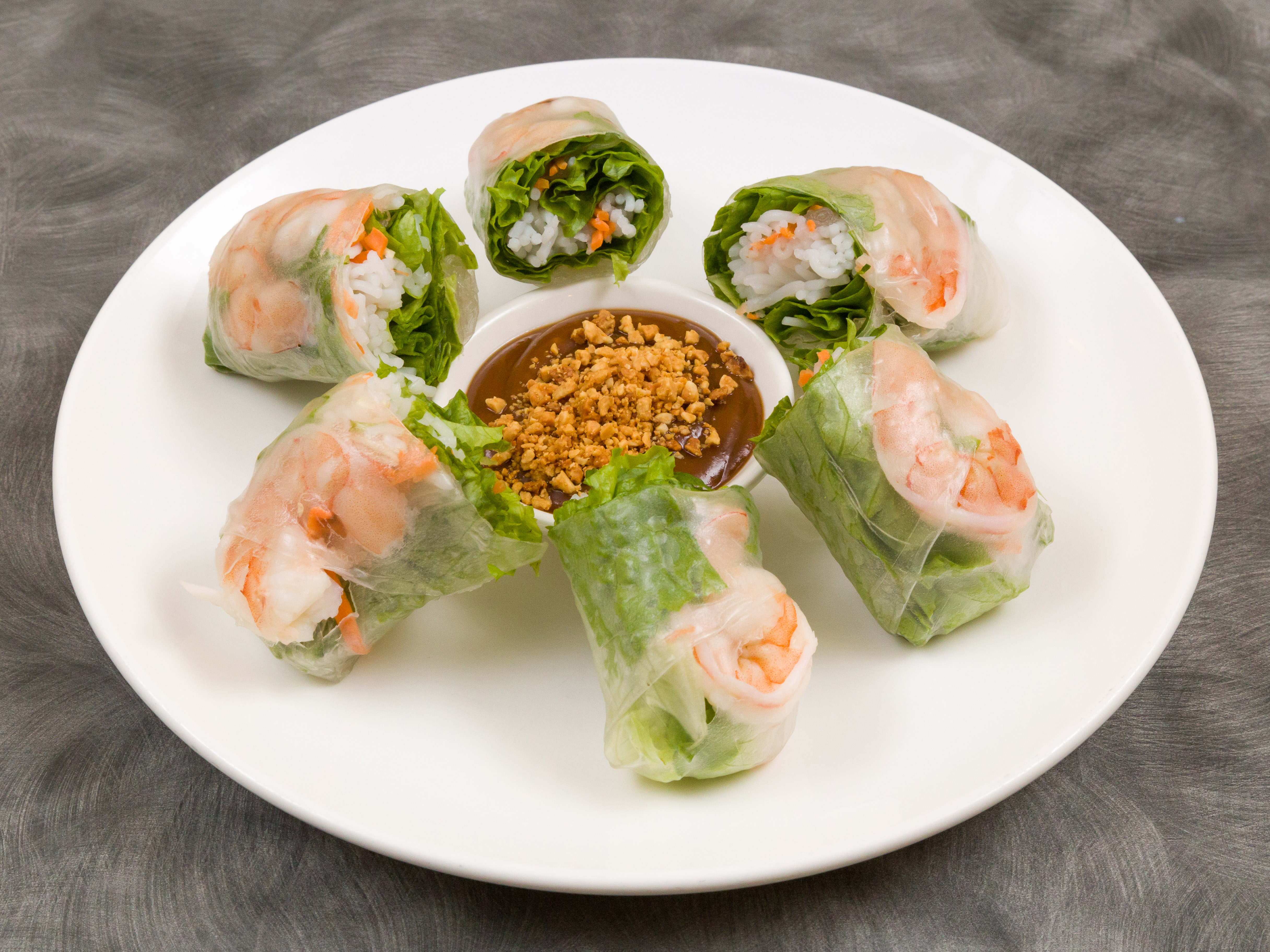Order 1. Shrimp Soft Rolls food online from Little Thai Cafe store, Houston on bringmethat.com