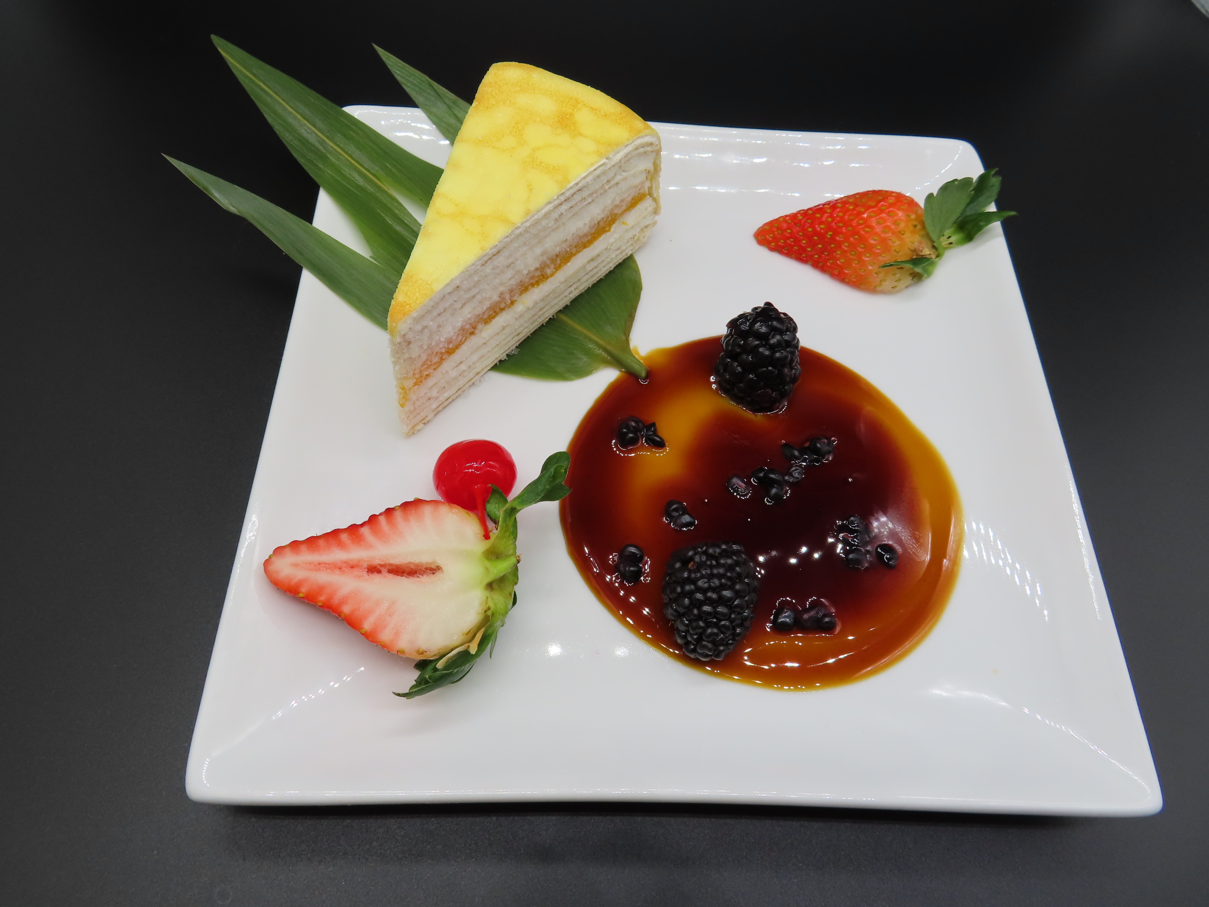 Order Mango Mille Crepes food online from Peking Express store, South Ozone Park on bringmethat.com