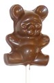 Order Chocolate Small Teddy Bear Sucker food online from Painted Turtle Chocolatier store, Osseo on bringmethat.com