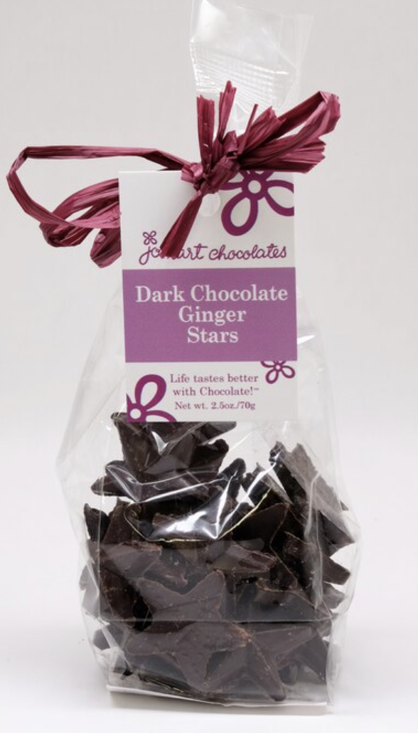 Order DARK Chocolate Ginger Stars food online from The Sweet Shop Nyc store, New York on bringmethat.com