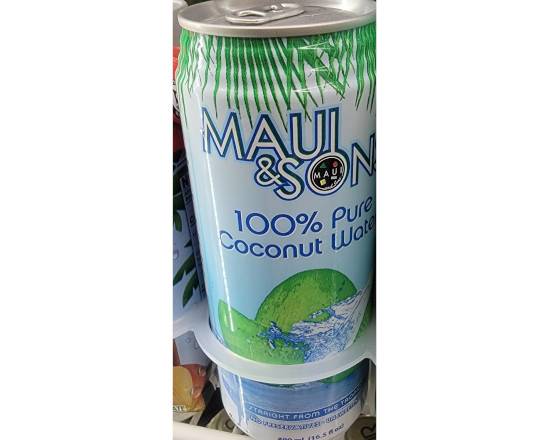 Order MAUI & SONS coconut water 16.5 oz food online from Hub Market & Deli store, San Diego on bringmethat.com