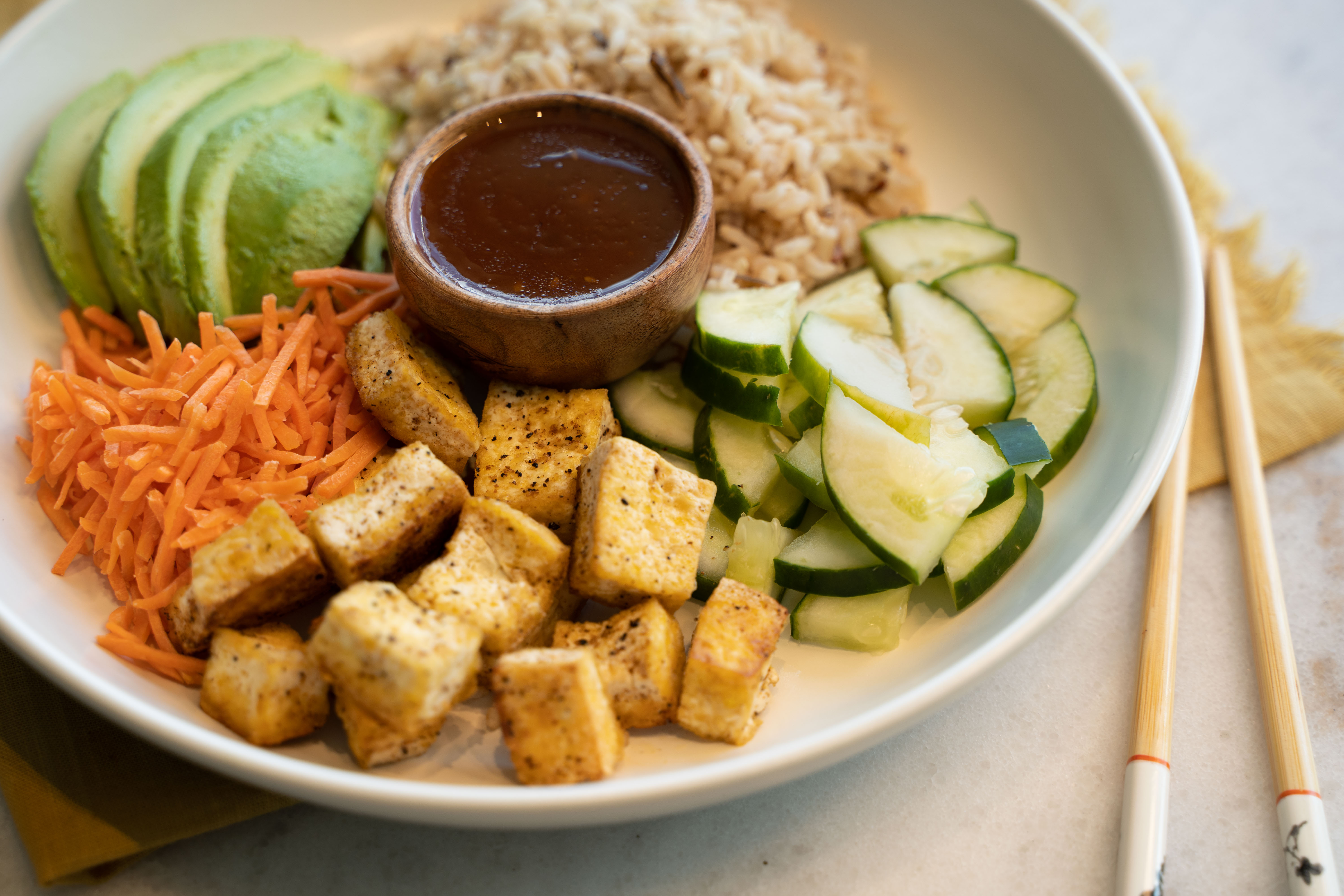 Order B's Tofu Bowl  food online from B Fresh Kitchen store, Atlanta on bringmethat.com