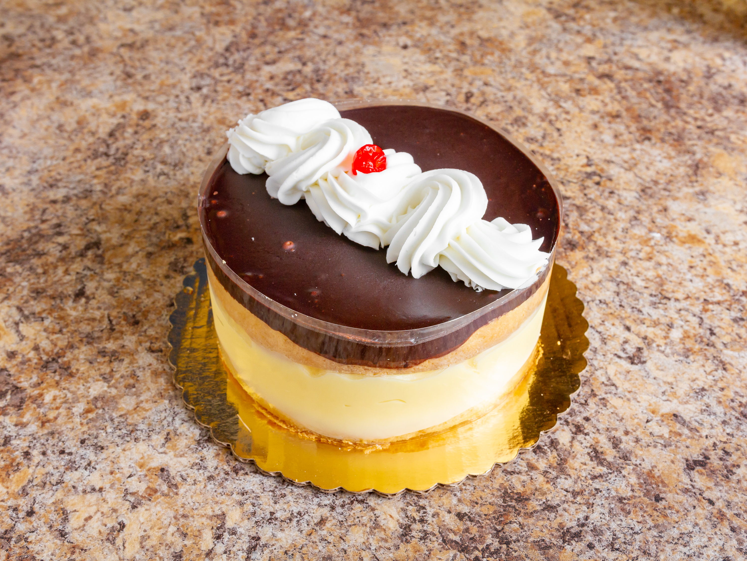 Order Boston Cream Cake food online from Pariser Bakery store, Baltimore on bringmethat.com