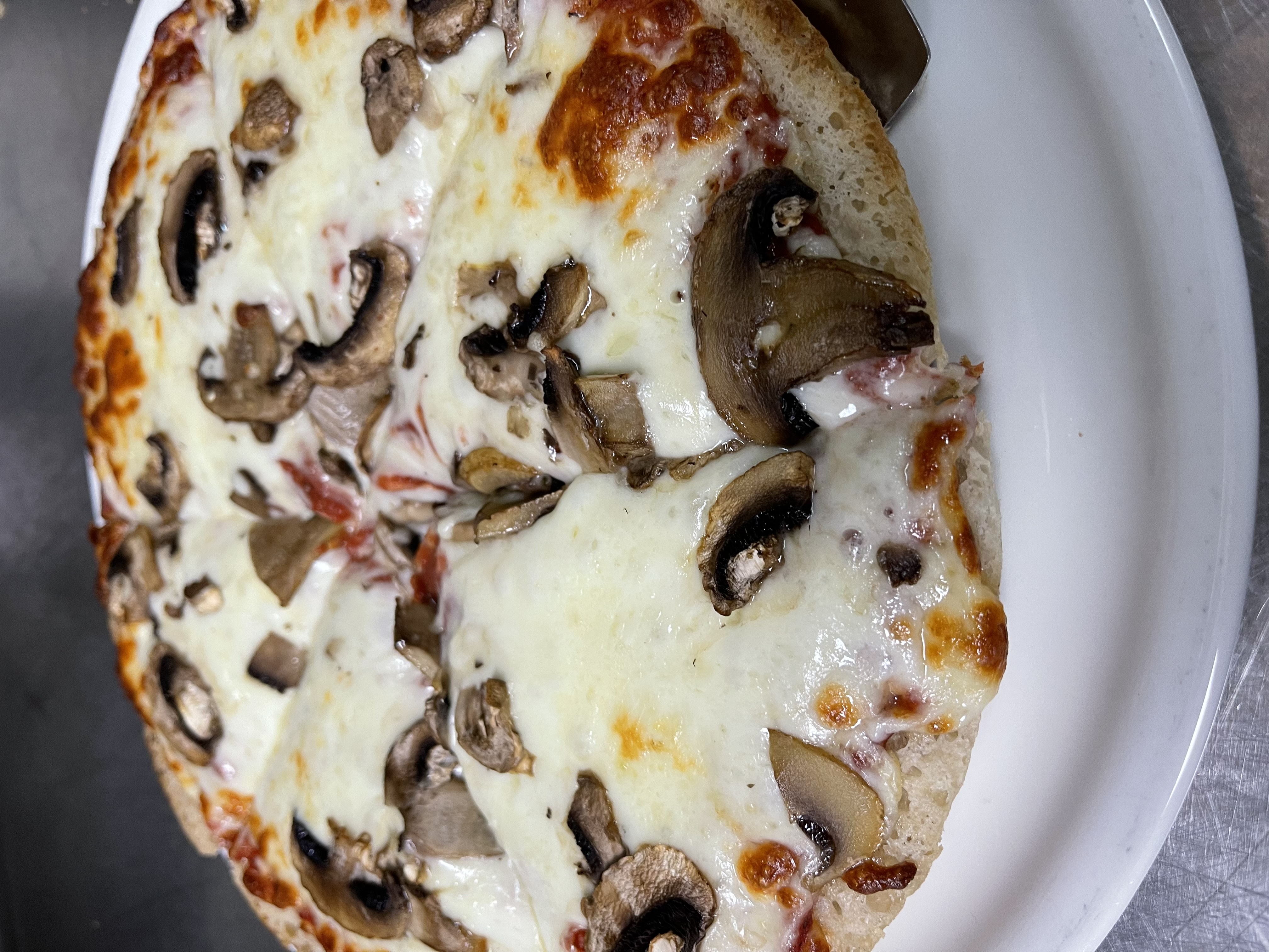 Order Mushroom Pizza Gluten Free food online from Bensi store, Whitehouse Station on bringmethat.com