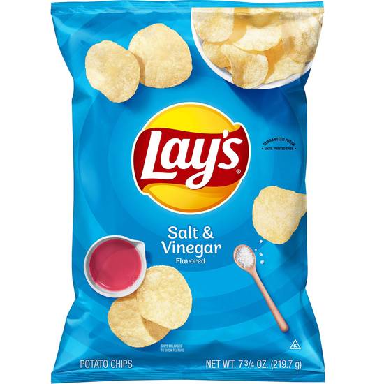 Order Sealed Lays Salt & Vinegar Potato Chips food online from Exxon Food Mart store, Port Huron on bringmethat.com