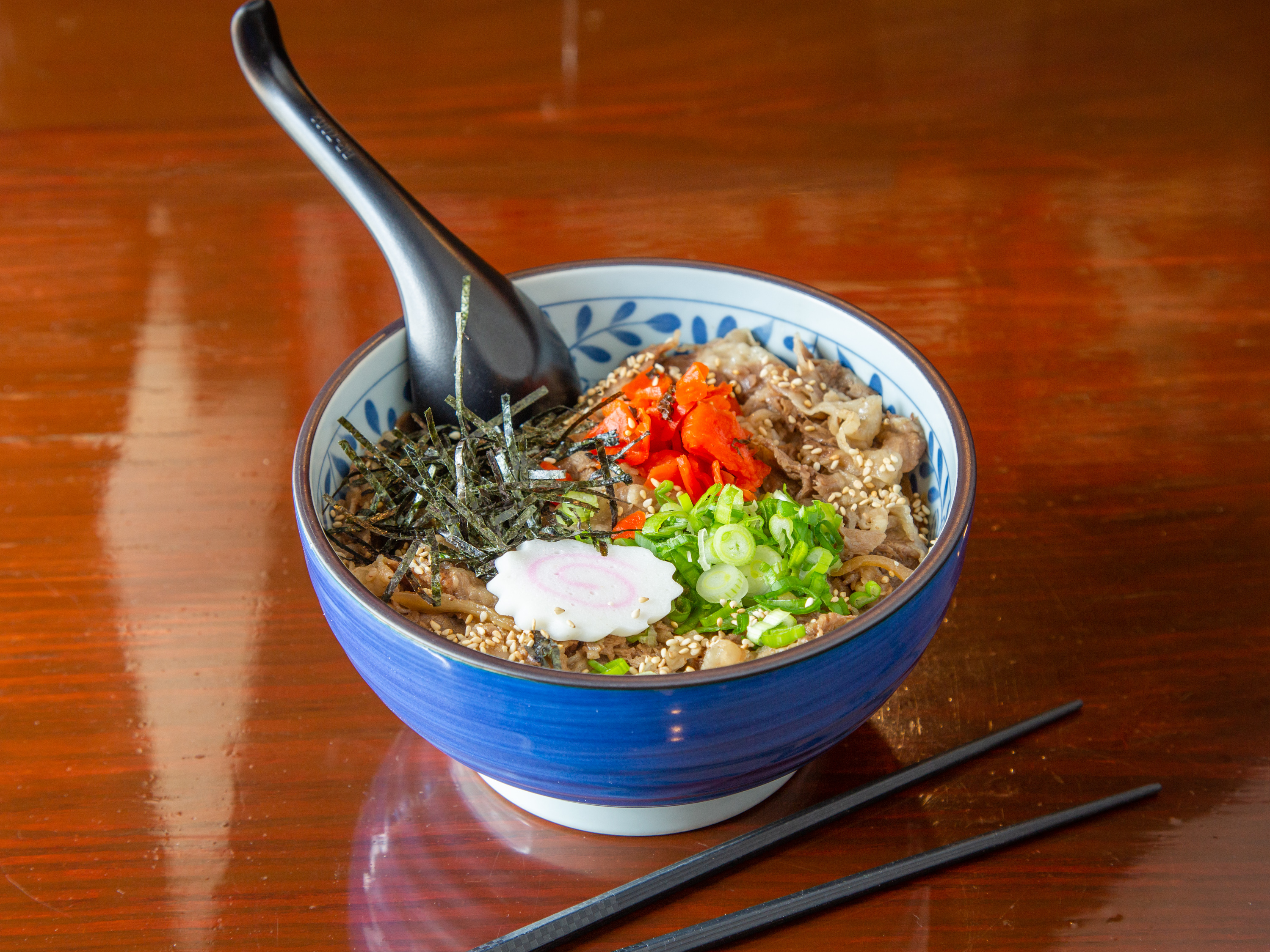 Order 4. Gyudon Bowl food online from Isshindo Ramen store, Allston on bringmethat.com