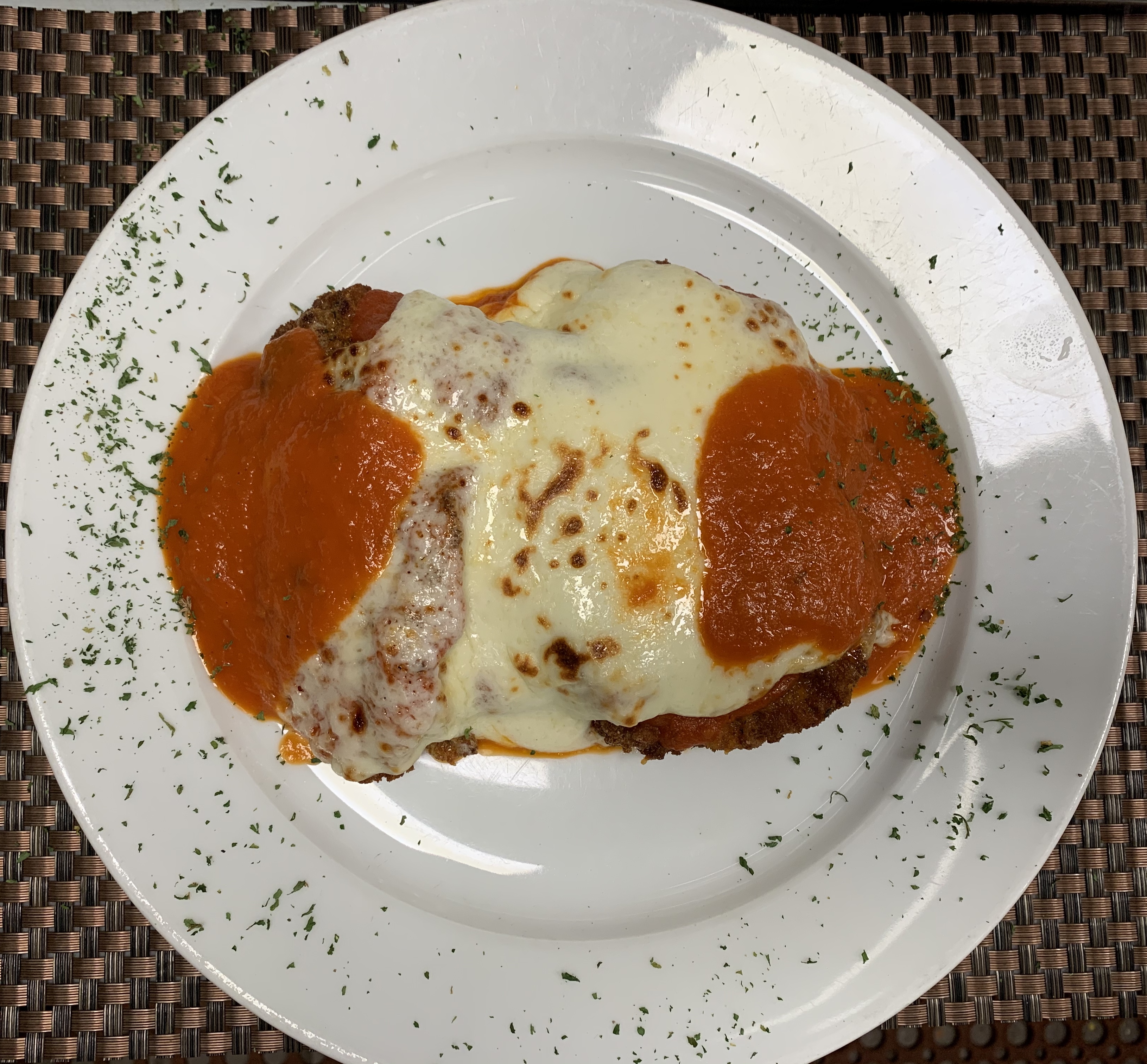 Order Parmigiana Chicken food online from Casa Mia store, Yonkers on bringmethat.com