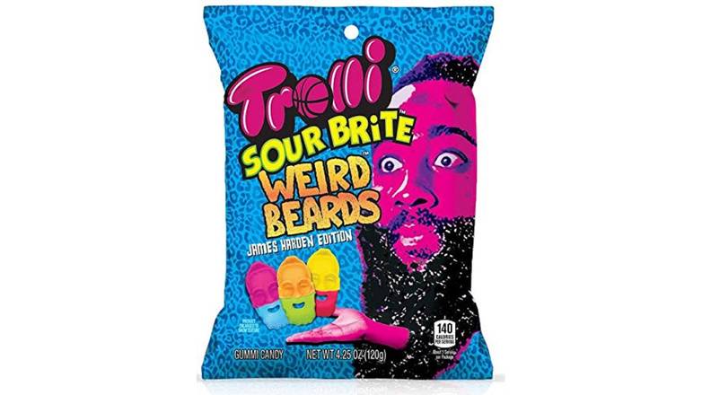 Order Trolli Sour Brite Weird Beards Gummy Candy James Harden Edition food online from Red Roof Market store, Lafollette on bringmethat.com