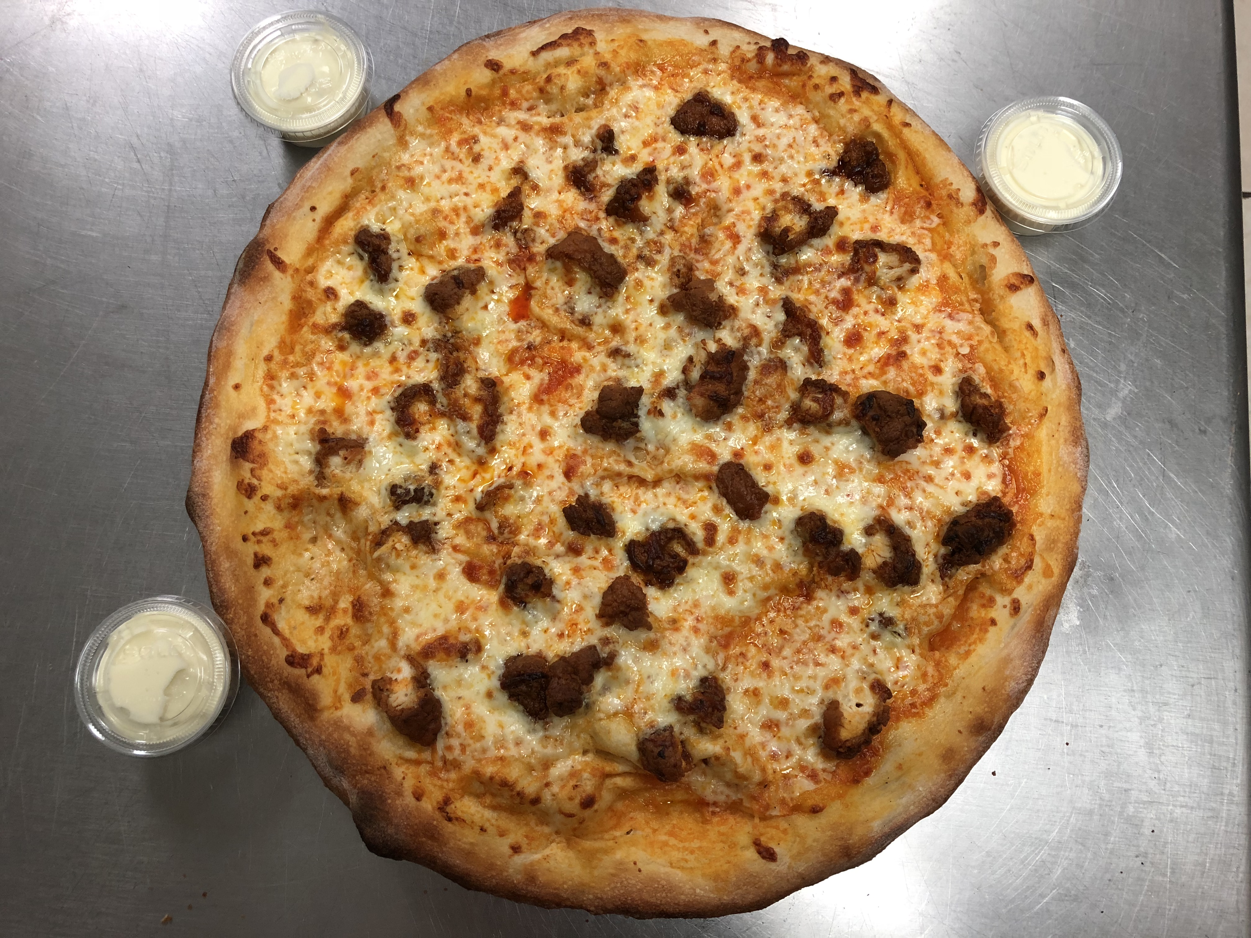 Order Chicken Wing Pizza food online from Pie Time store, Rochester on bringmethat.com