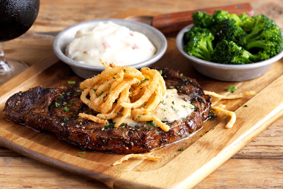 Order Grilled Ribeye food online from World Of Beer store, Richmond on bringmethat.com