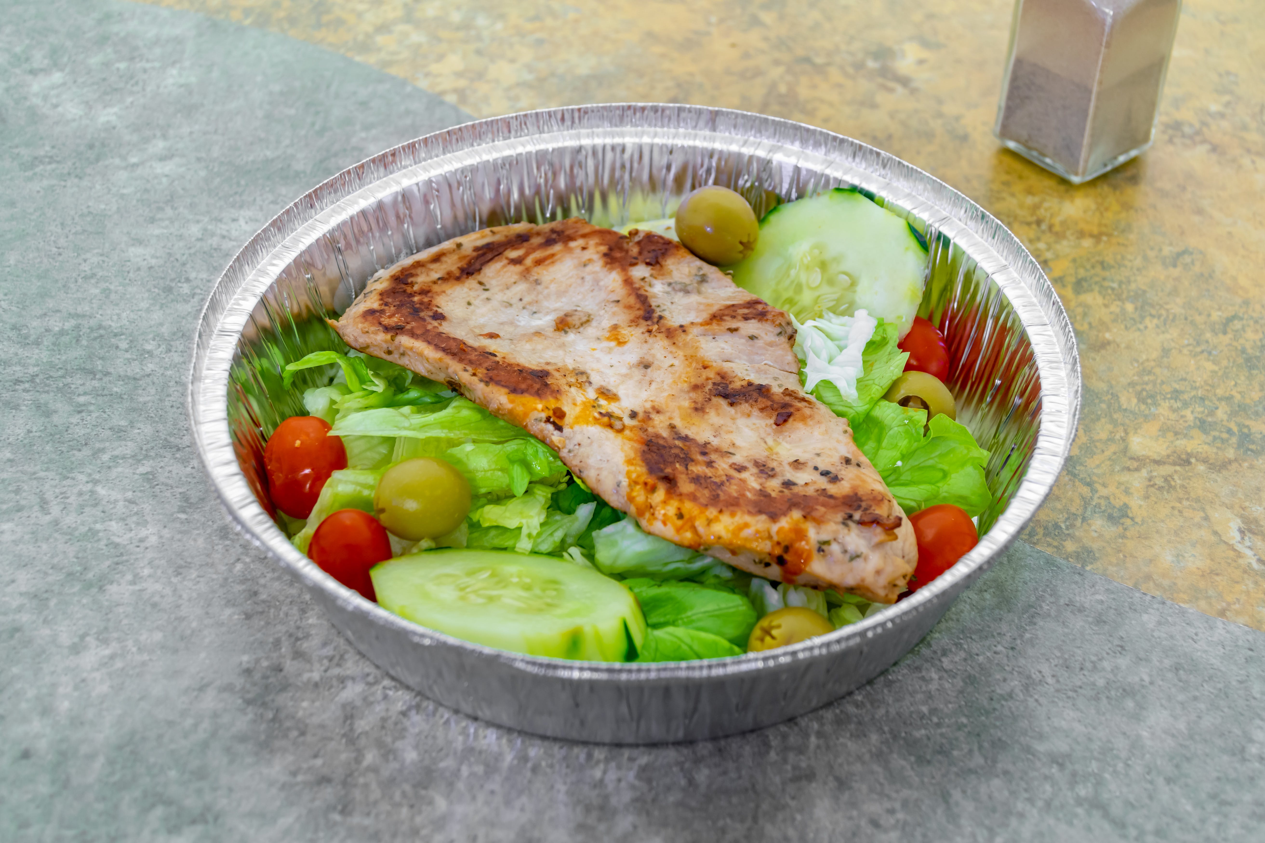 Order Grilled Chicken Salad - Salad food online from Two Tony's Pizza store, Linden on bringmethat.com