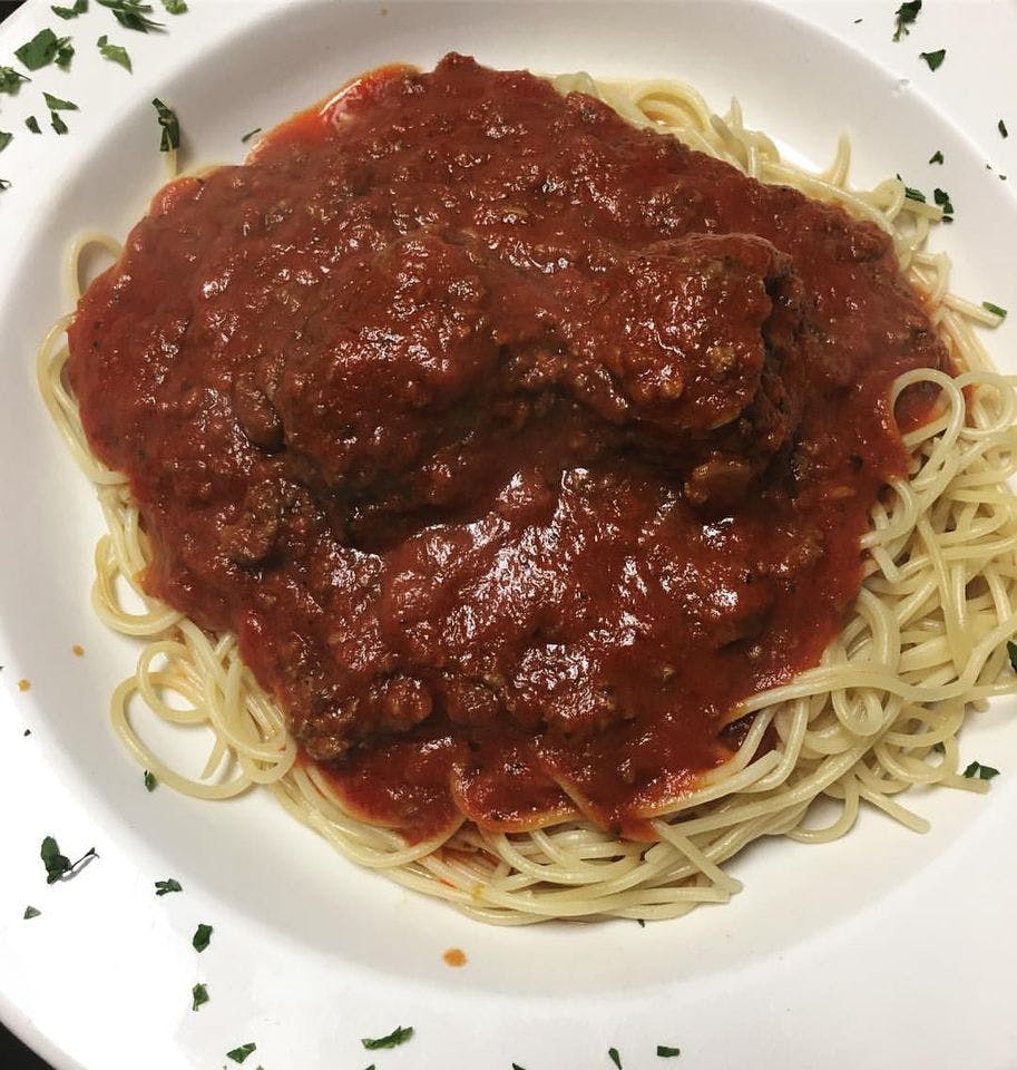 Order Spaghetti - Entree food online from Cafe Corleone store, Paramount on bringmethat.com