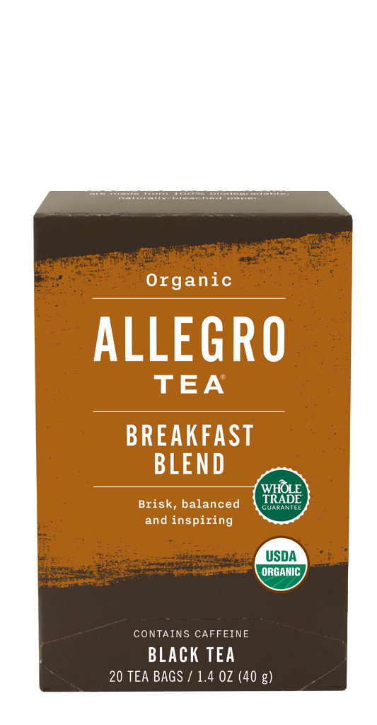 Order Organic Breakfast Blend (20 Tea Bags) food online from Allegro Coffee store, Omaha on bringmethat.com
