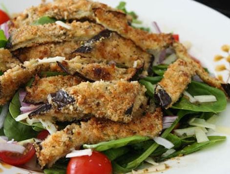 Order Fried Eggplant Salad food online from Sub-Ology store, Cranford on bringmethat.com