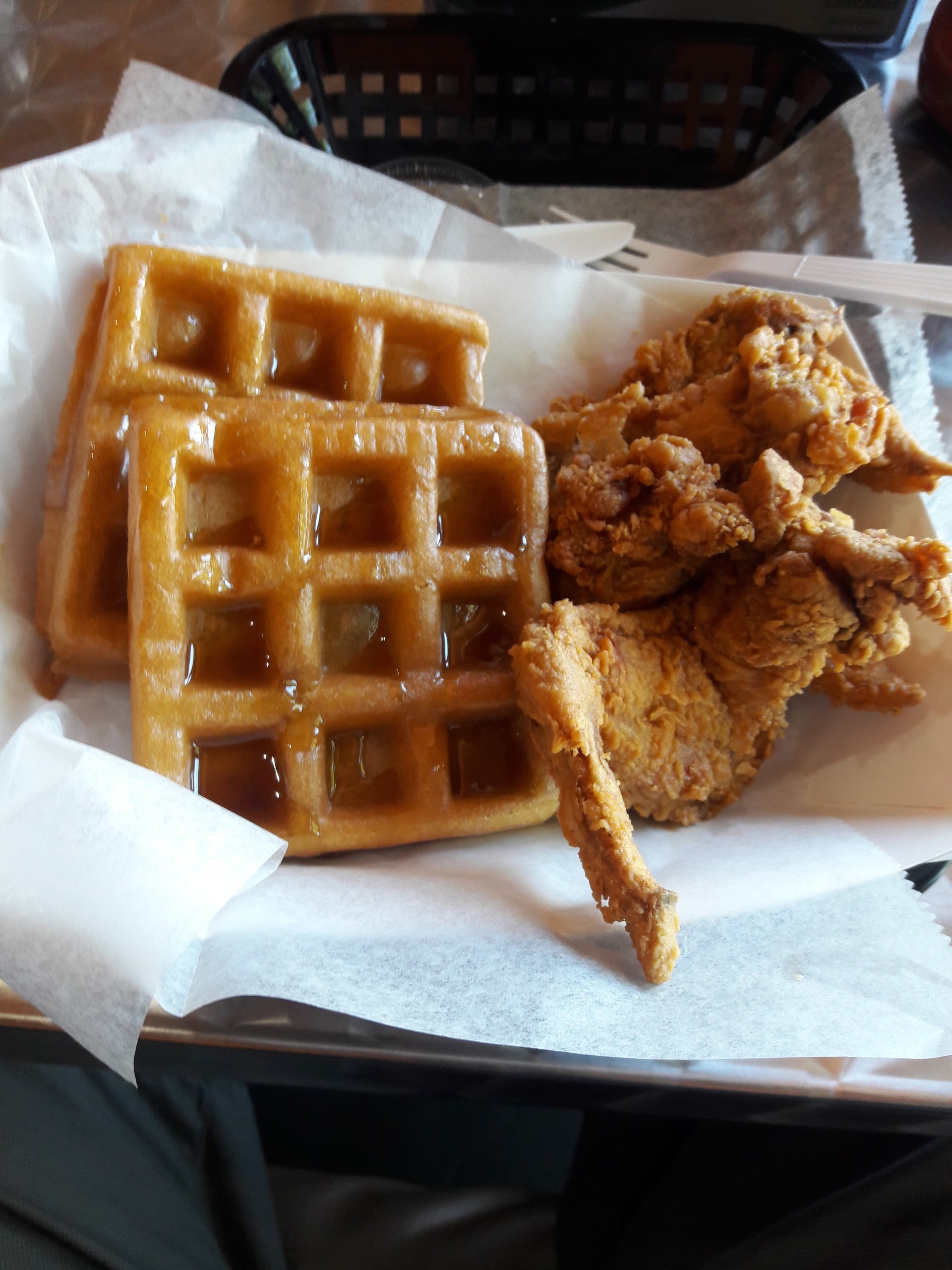 Order Chicken and Waffles food online from Harold Chicken Shack store, Atlanta on bringmethat.com