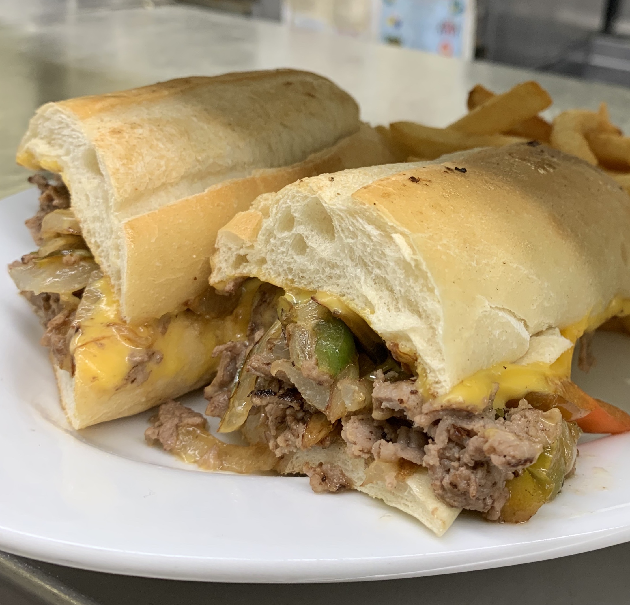 Order Philly Cheesesteak  Sandwich food online from Mark Twain Diner Restaurant store, Union on bringmethat.com