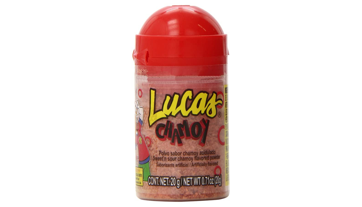 Order Lucas Candy Powder, Sweet' N Sour Mango Chamoy Flavored food online from Country Cousins Liquor & Jr Market store, Sylmar on bringmethat.com