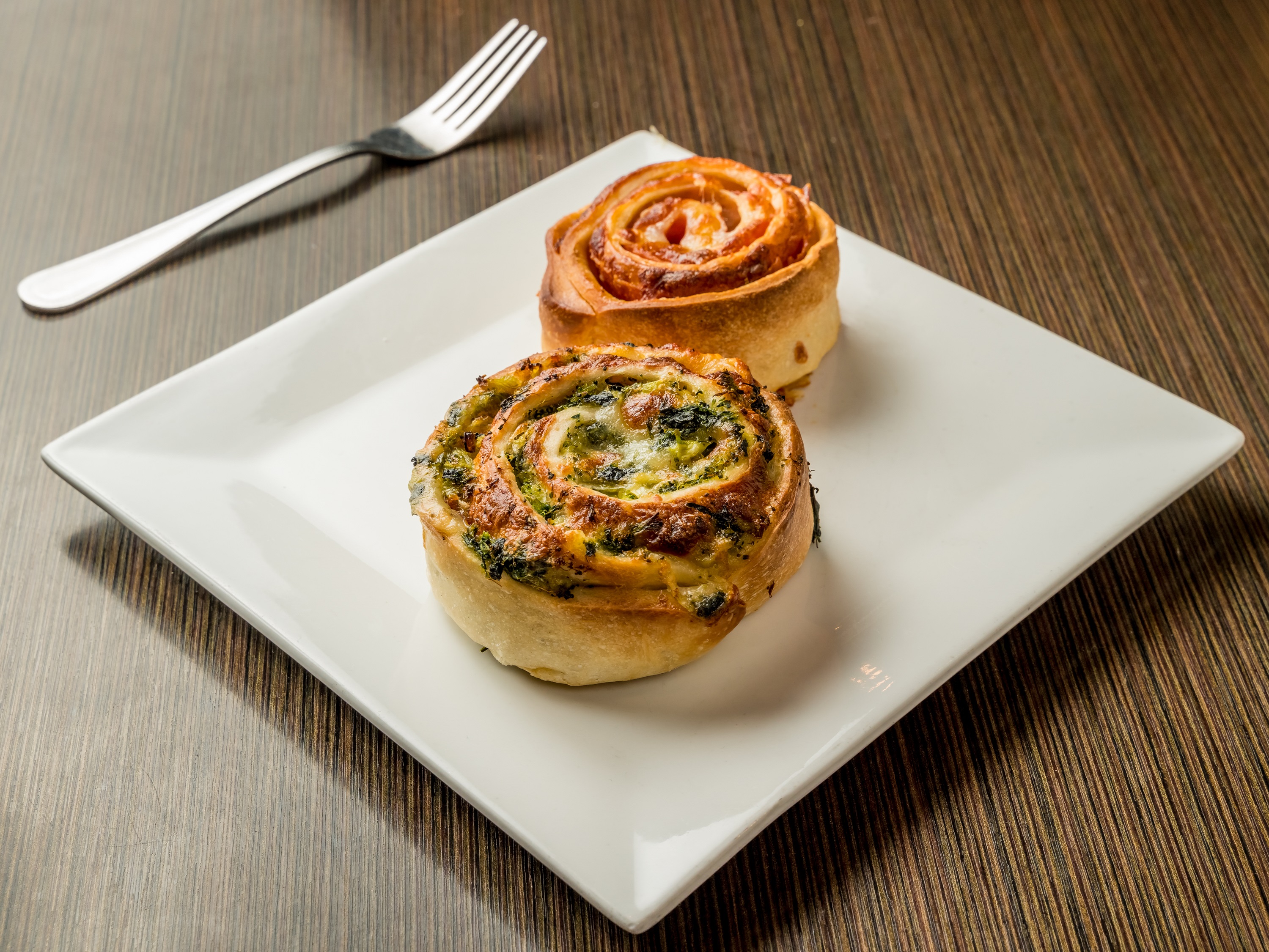 Order Spinach and Broccoli Pinwheel food online from Crostini store, Massapequa Park on bringmethat.com