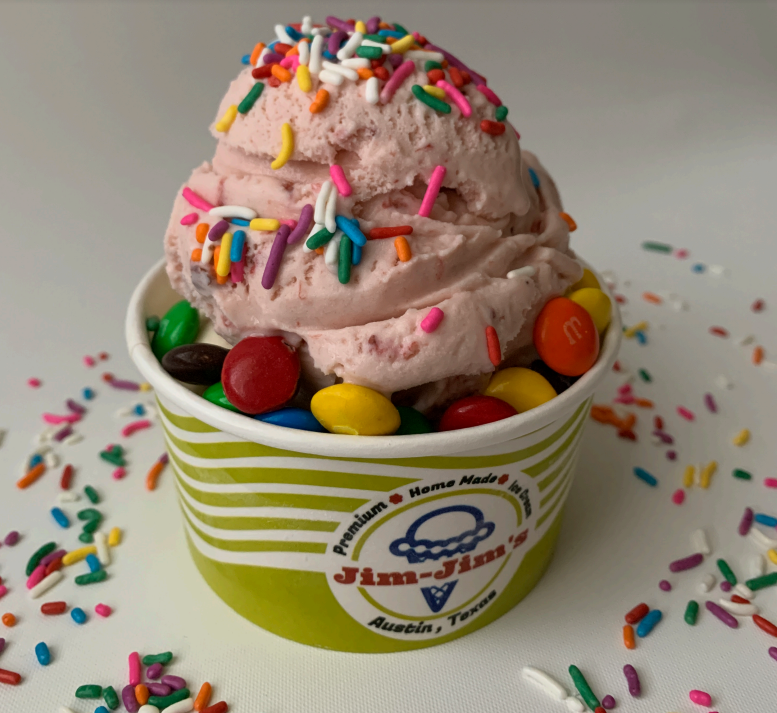 Order 6oz Premium Ice Cream (Two Flavors) food online from Jim-Jim's Water-Ice store, Austin on bringmethat.com
