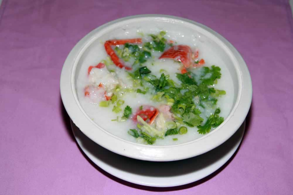 Order 8. Whole Lobster Congee food online from Dim Sum Palace store, New York on bringmethat.com