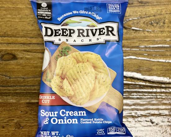 Order Deep River Sour Cream and Onion food online from My Three Sons Bagels store, Garden City on bringmethat.com