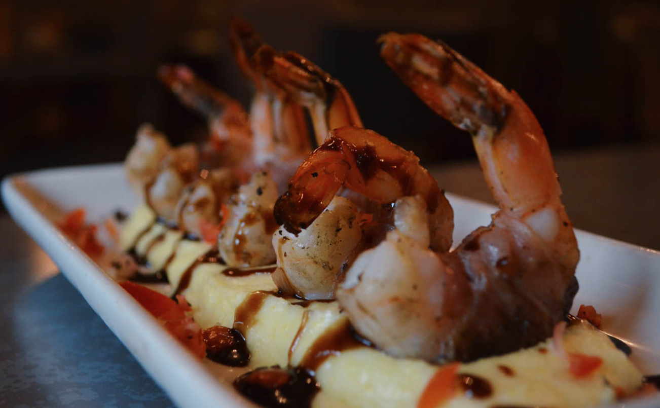 Order Grilled Prosciutto-Wrapped Shrimp  food online from Napa Kitchen + Bar store, Westerville on bringmethat.com