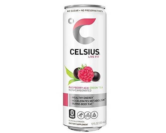 Order CELSIUS Raspberry Açai Non-carbonated 12 Oz. Can food online from Newport Wine & Spirits store, Newport Beach on bringmethat.com