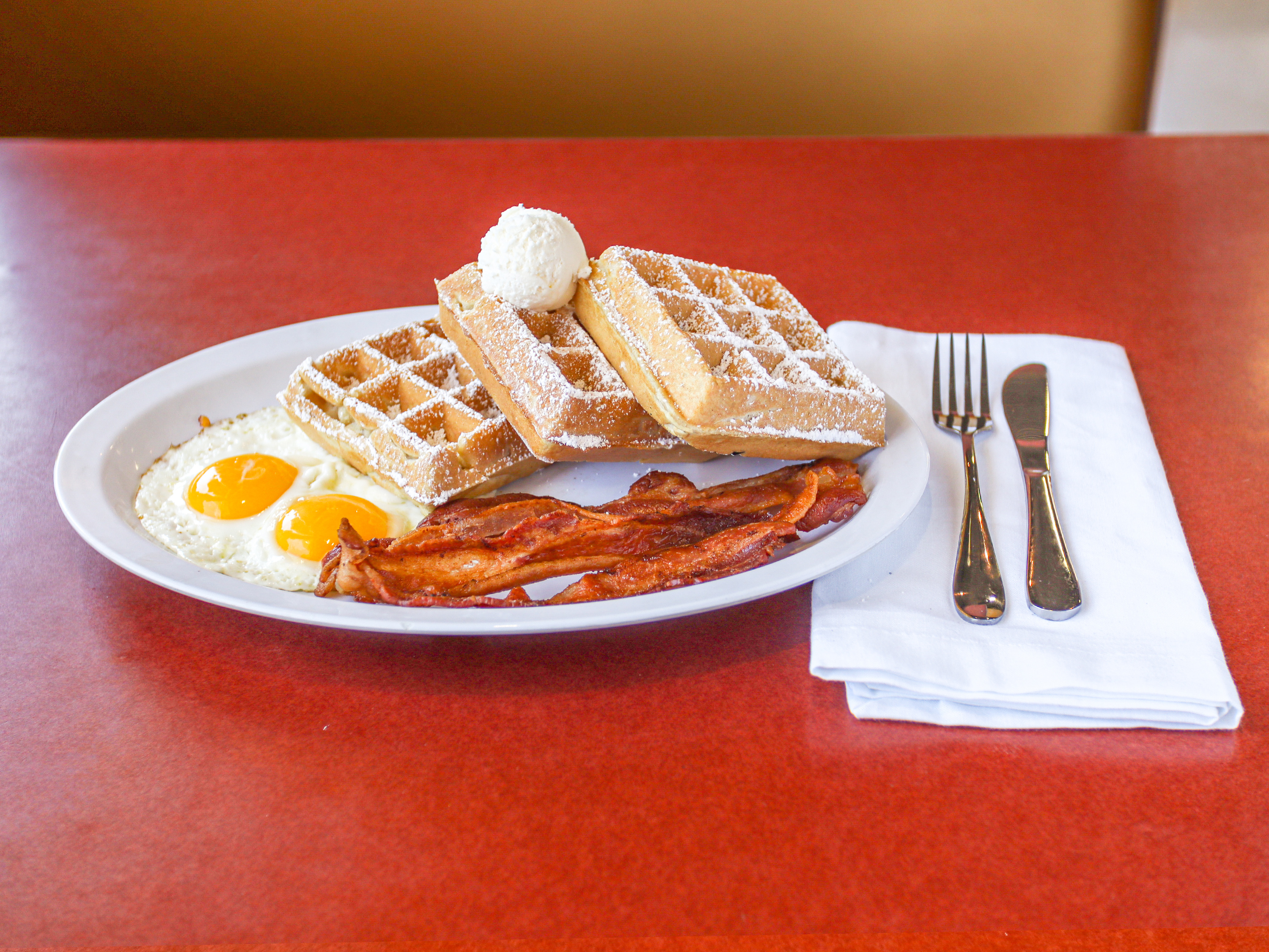 Order Waffle food online from Fantastic Cafe store, Norco on bringmethat.com
