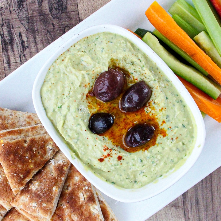 Order Spinach & Cilantro Hummus food online from Ember & Greens store, Houston on bringmethat.com