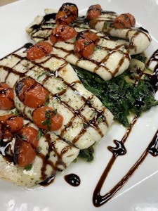 Order Flounder Napolitano food online from Bistro 1051 store, Clark on bringmethat.com