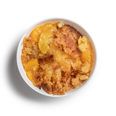 Order Jeanette's Homemade Peach Cobbler food online from Cowboy Chicken store, Oklahoma City on bringmethat.com
