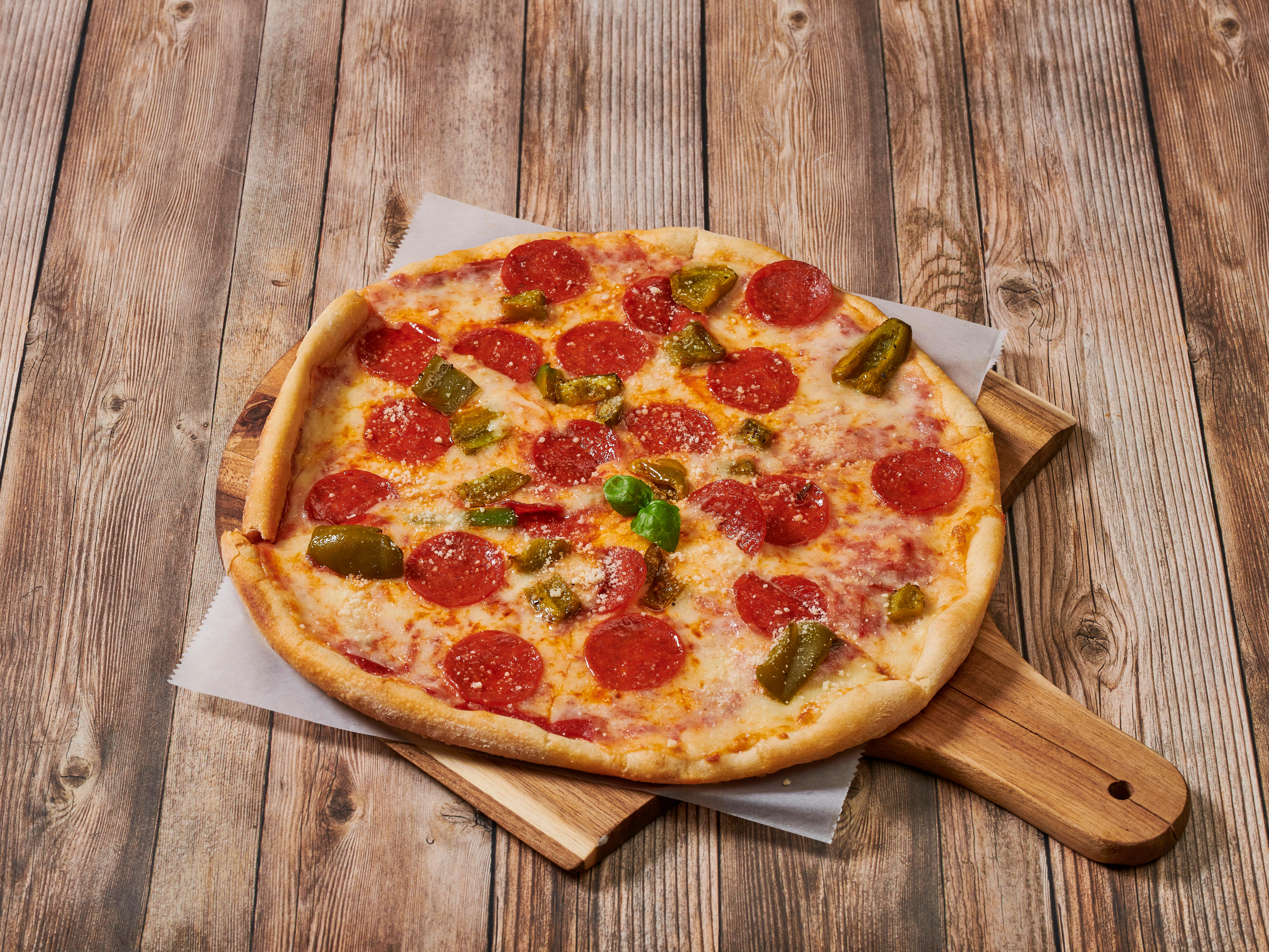 Order Personal Pizza food online from Fedelos Family Pizzeria store, Lawrenceville on bringmethat.com