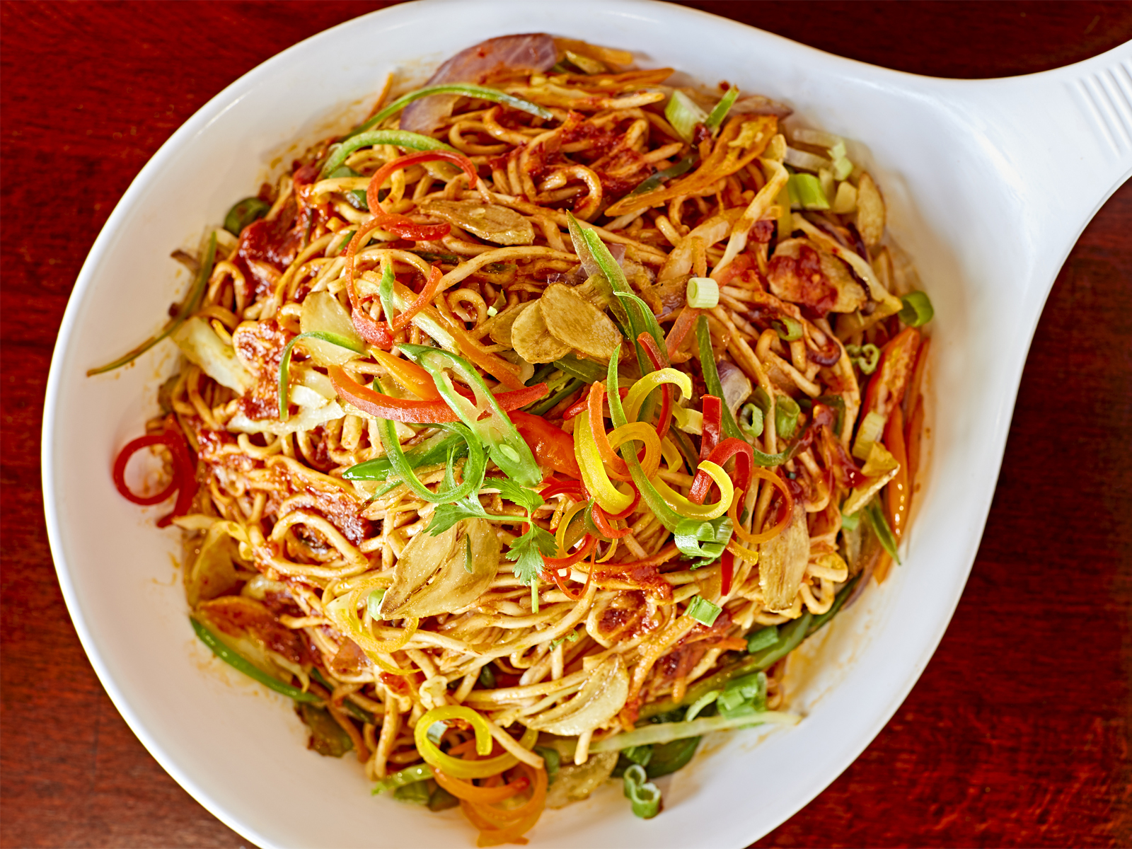 Order Vegetable Hakka Noodle food online from Honest Indian Restaurant store, Parsippany on bringmethat.com