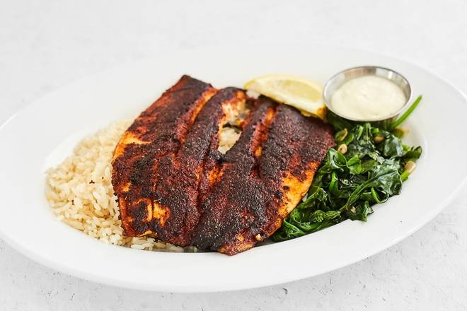 Order Blackened Rainbow Trout food online from Fish City Grill store, Houston on bringmethat.com