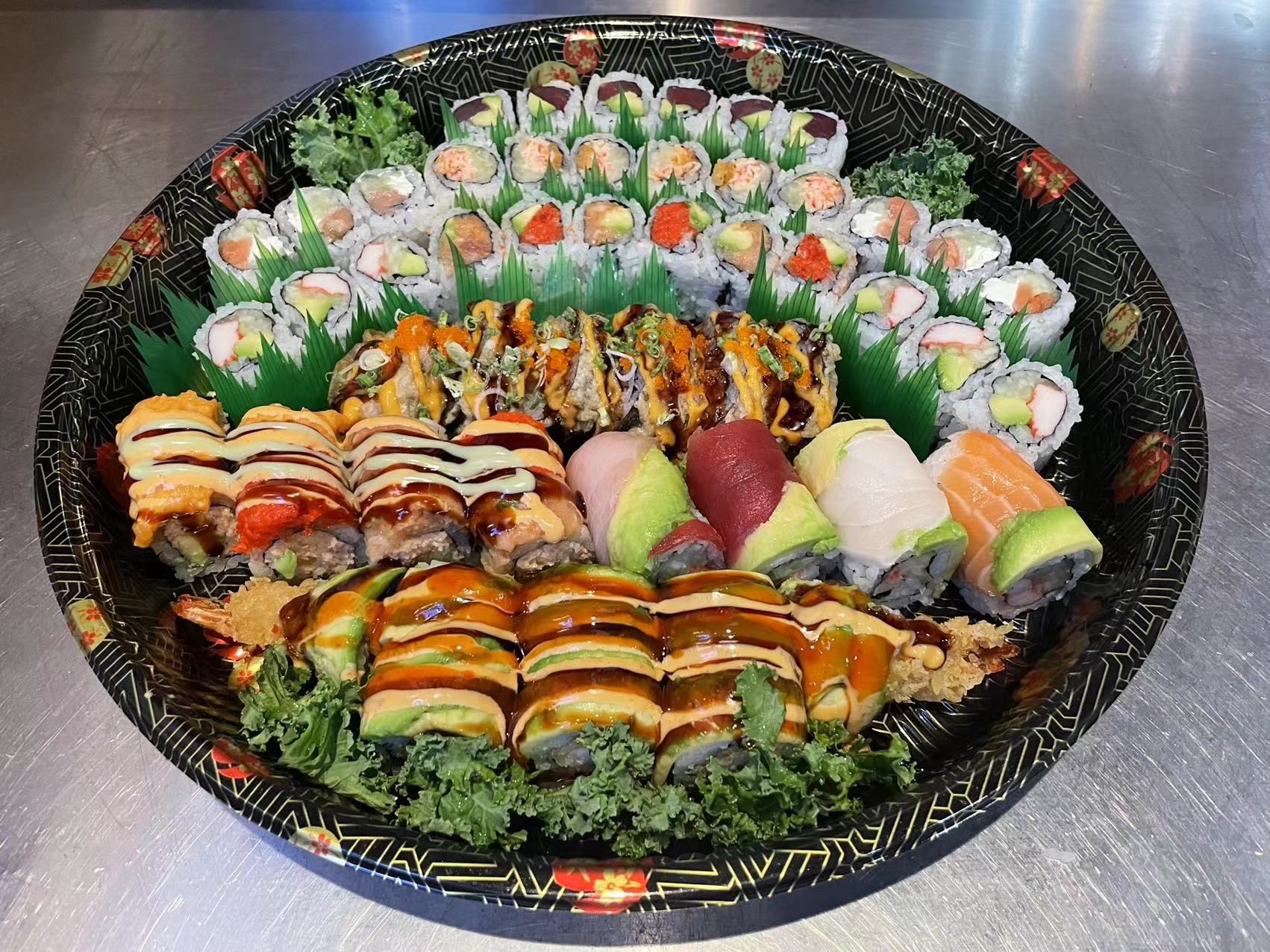 Order Happy family patty tray  food online from Izu Sushi store, Lansdale on bringmethat.com