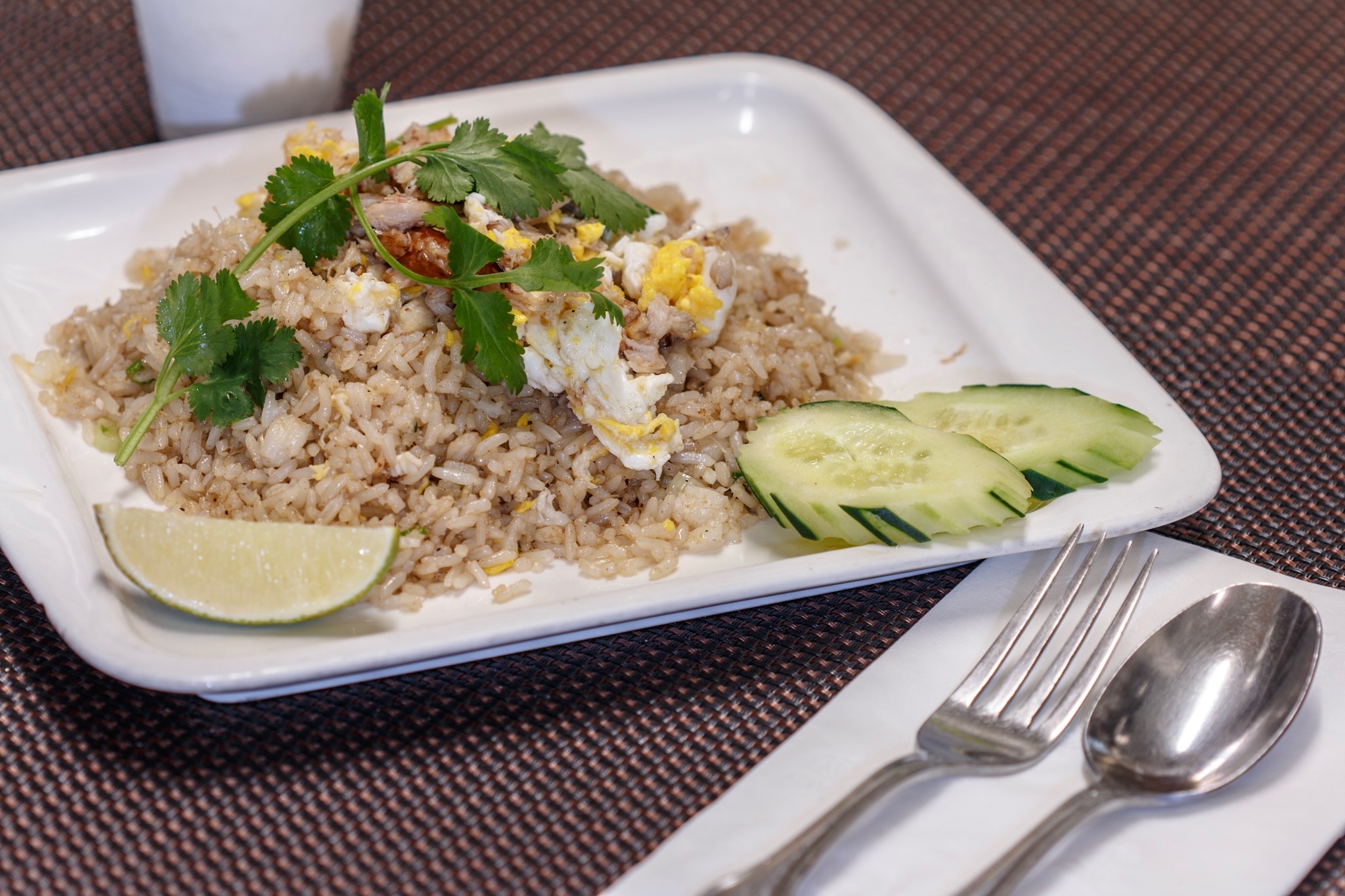 Order Crabmeat Fried Rice  food online from Up 2u Thai Eatery store, Alameda on bringmethat.com