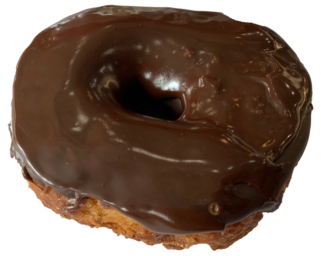 Order Chocolate Frosted Donut food online from Buckeye Donuts store, Columbus on bringmethat.com